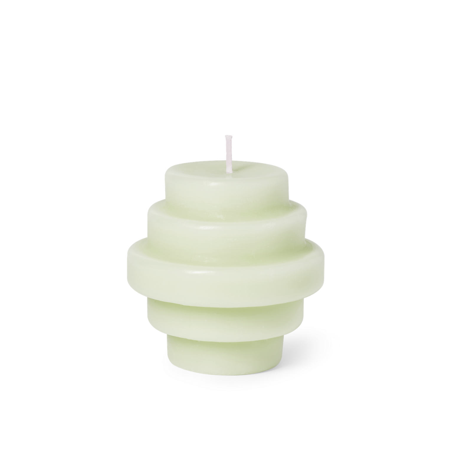 templo ash green candle sculpture 1