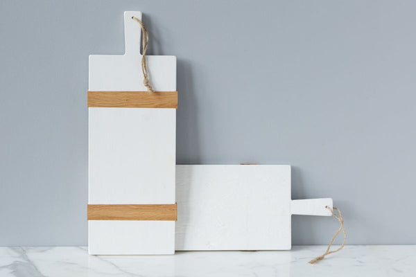 White Mod Charcuterie Board, Small 