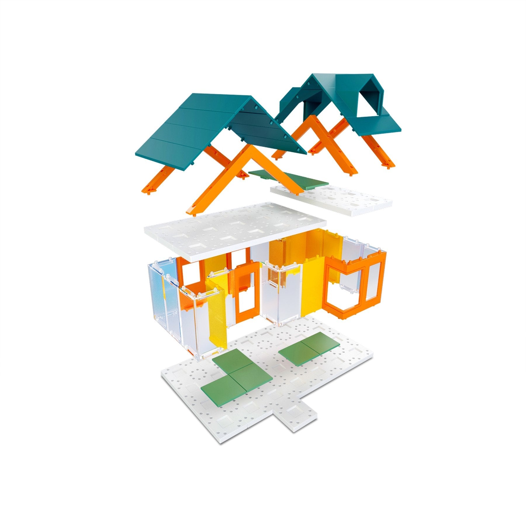 mini dormer colors 2 0 kids architect scale house model building kit by arckit 6
