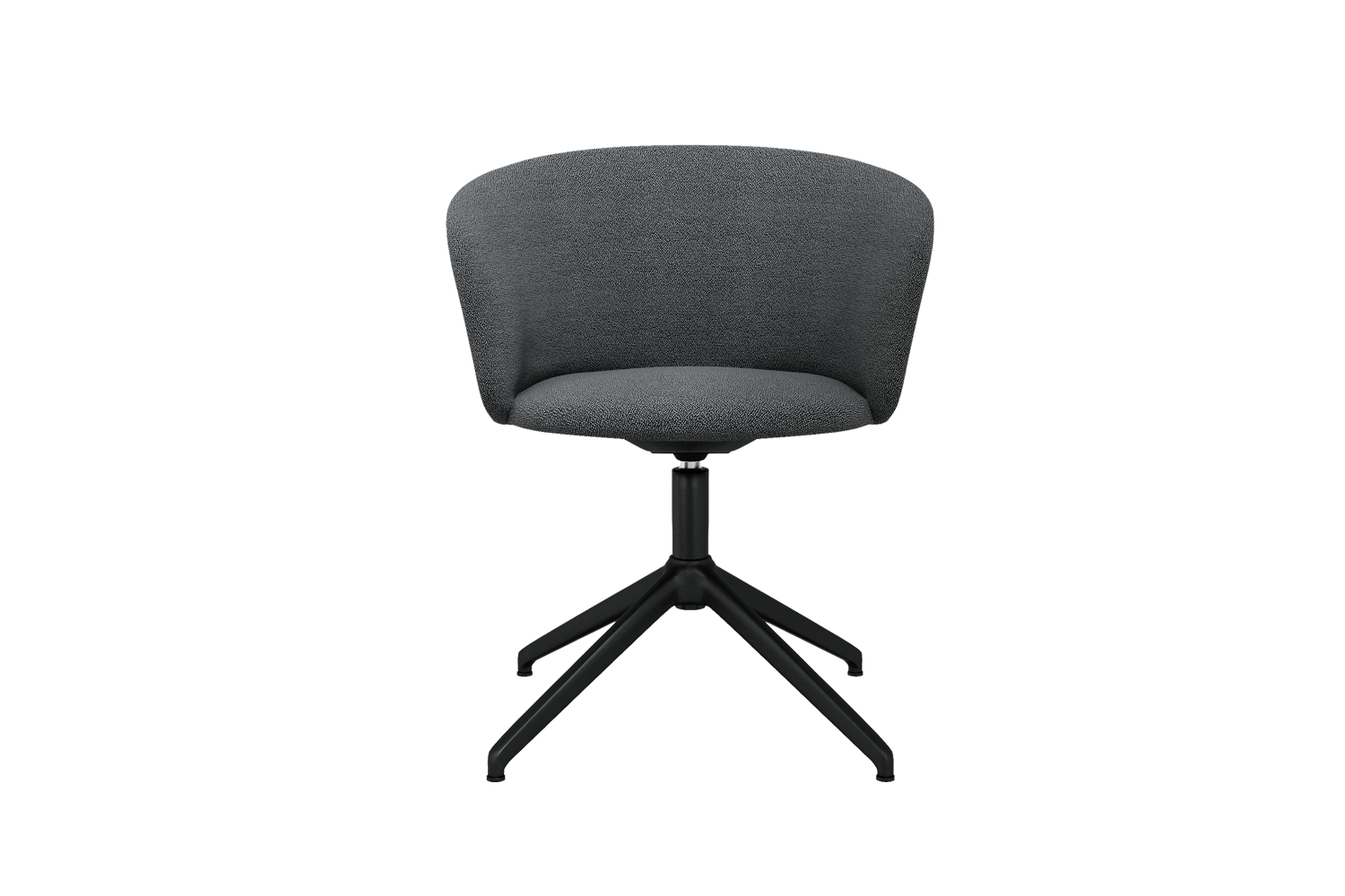 Kendo Graphite Swivel Chair 4 Star Return Hem 20203 3