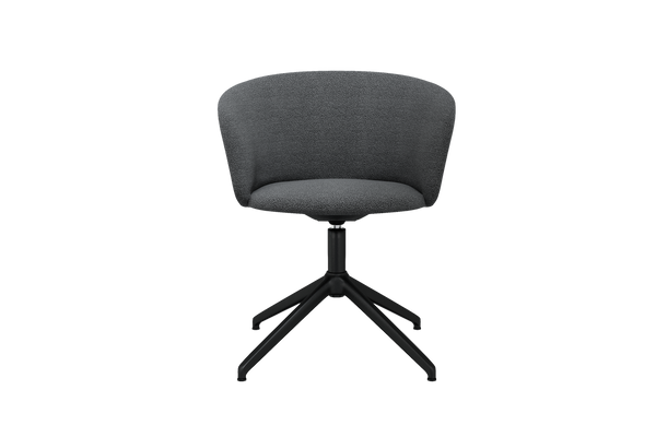 Kendo Graphite Swivel Chair 4 Star Return Hem 20203 3