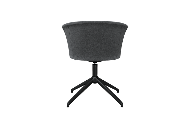 Kendo Graphite Swivel Chair 4 Star Return Hem 20203 7