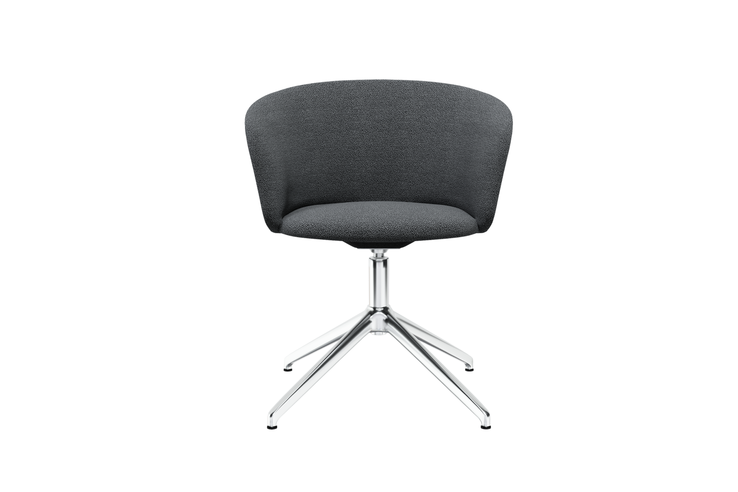 Kendo Graphite Swivel Chair 4 Star Return Hem 20203 4