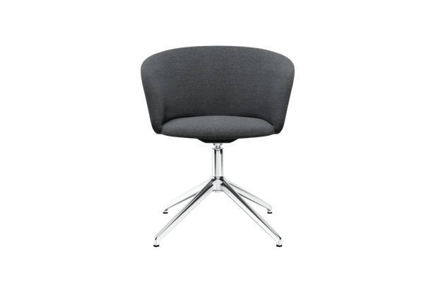 Kendo Graphite Swivel Chair 4 Star Return Hem 20203 4