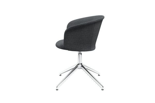 Kendo Graphite Swivel Chair 4 Star Return Hem 20203 6