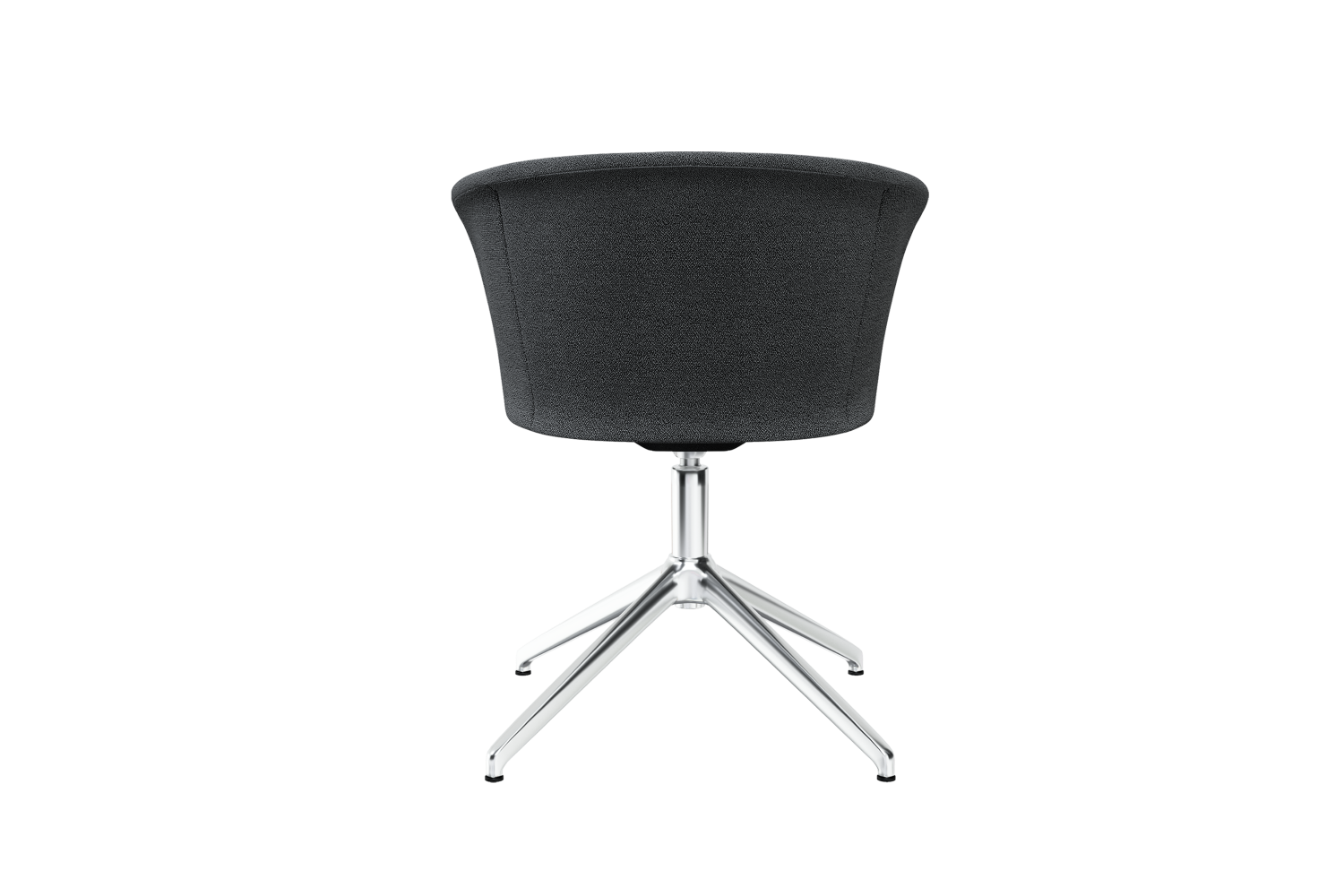 Kendo Graphite Swivel Chair 4 Star Return Hem 20203 8