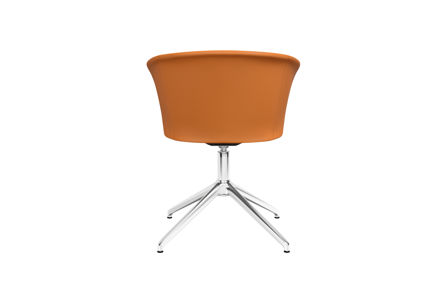 Kendo Cognac Leather Swivel Chair 4 Star Return Hem 20242 8