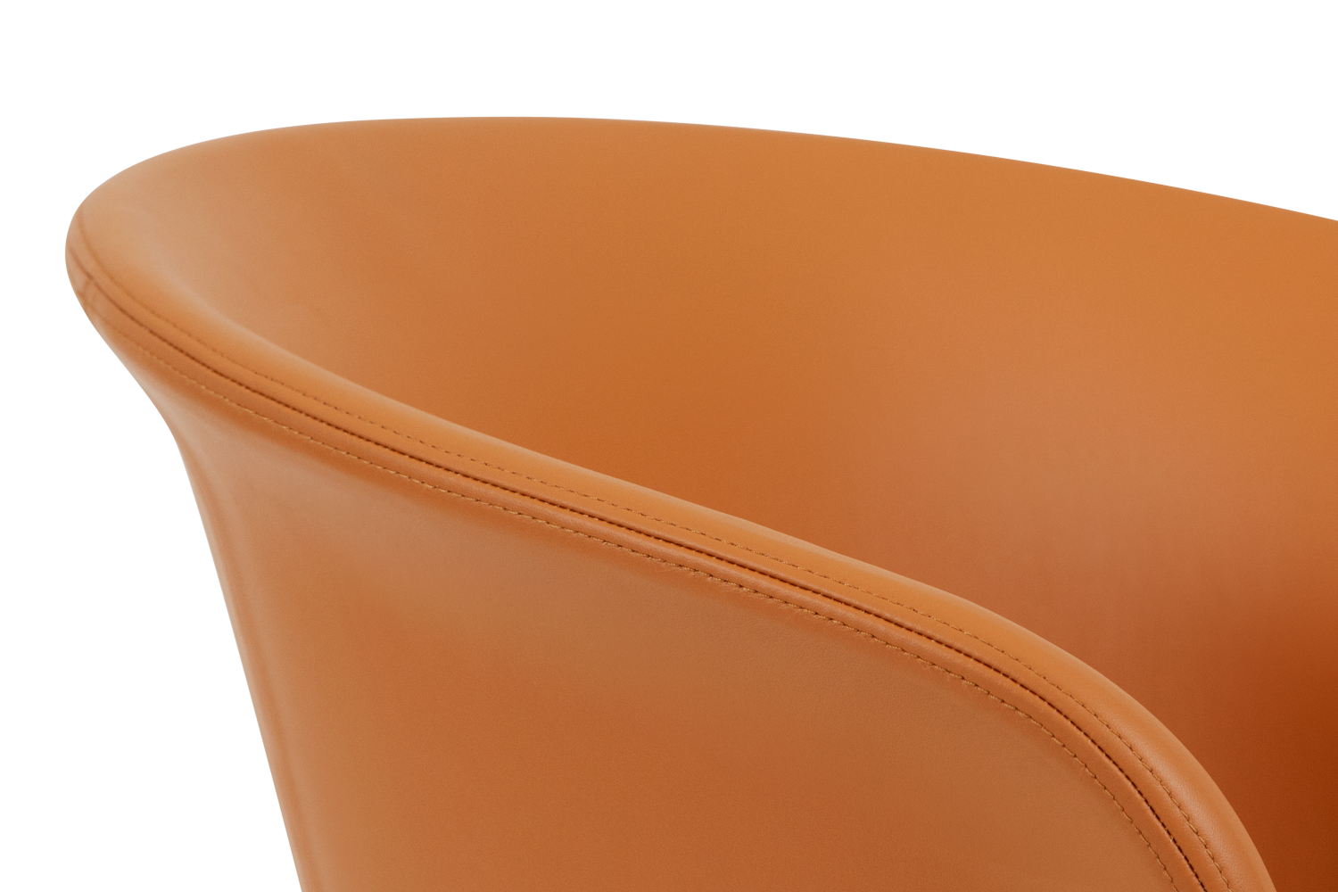Kendo Cognac Leather Swivel Chair 4 Star Return Hem 20242 9