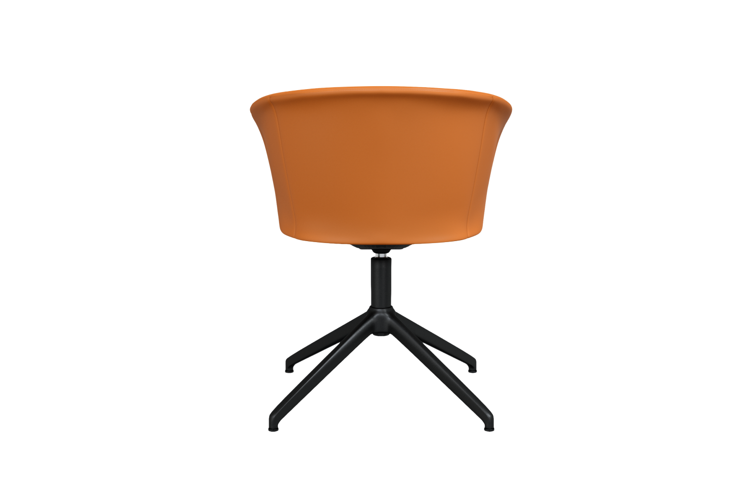 Kendo Cognac Leather Swivel Chair 4 Star Return Hem 20242 7