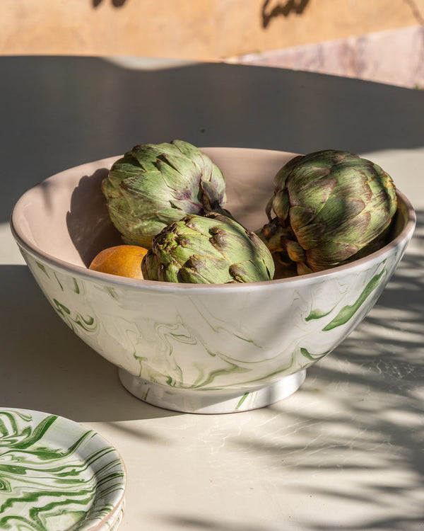 Marble Green Serving Bowl Uvn 1000146 2
