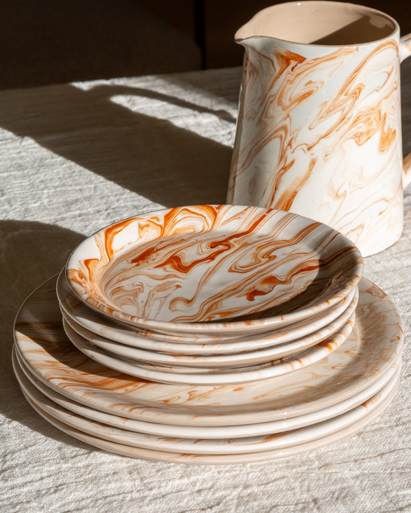 Marble Terra Salad Plate Set Of 4 Uvn 1000125 4