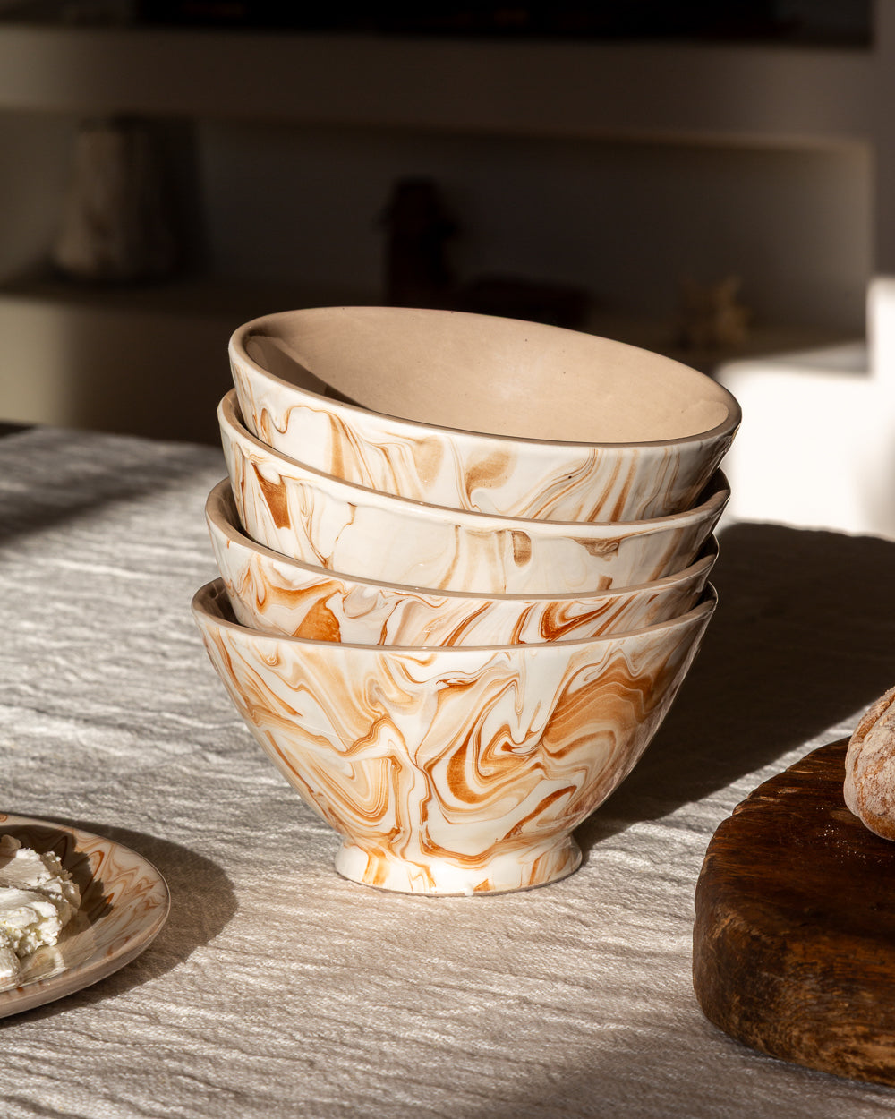 Marble Terra Ramen Bowl Set Of 4 Uvn 1000126 2