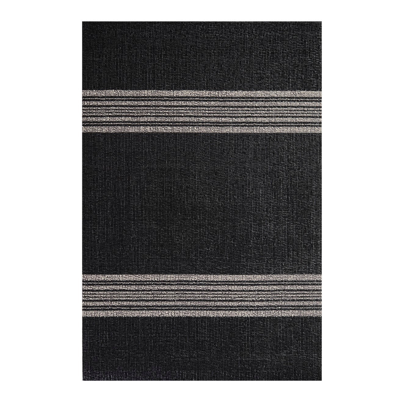 Relay Ivory Stripe Shag Mat Chilewich Chw 201369 001 1