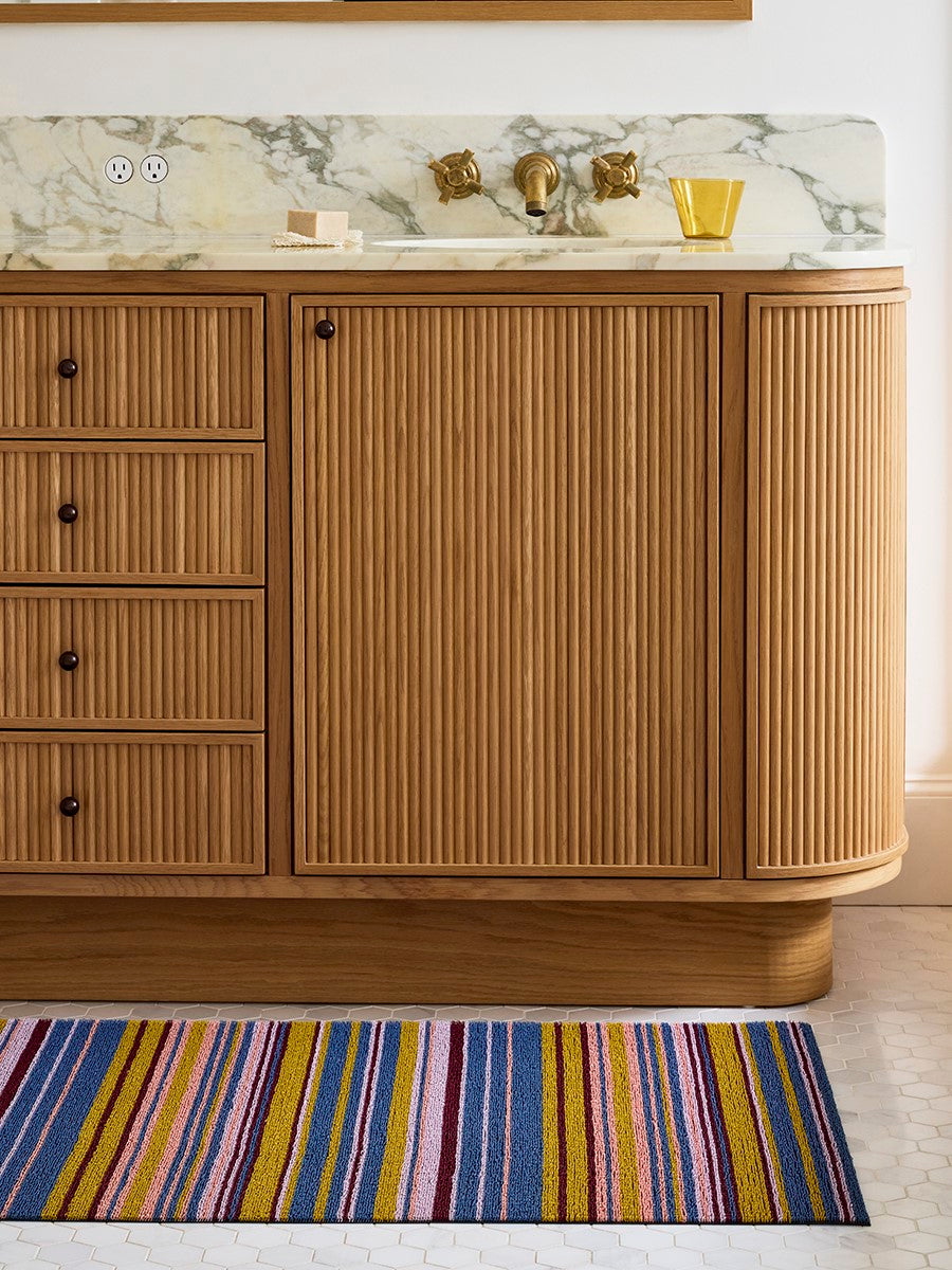 Echo Dusk Stripe Shag Mat Chilewich Chw 201365 002 8