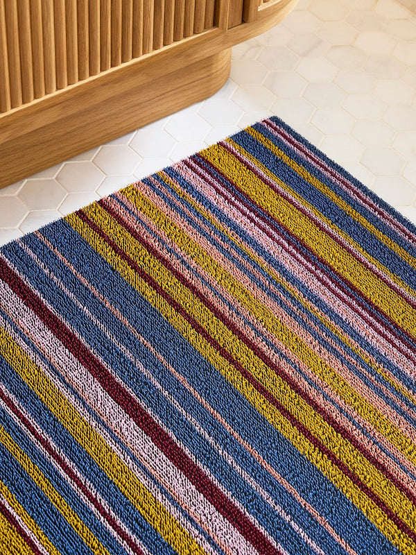 Echo Dusk Stripe Shag Mat Chilewich Chw 201365 002 7