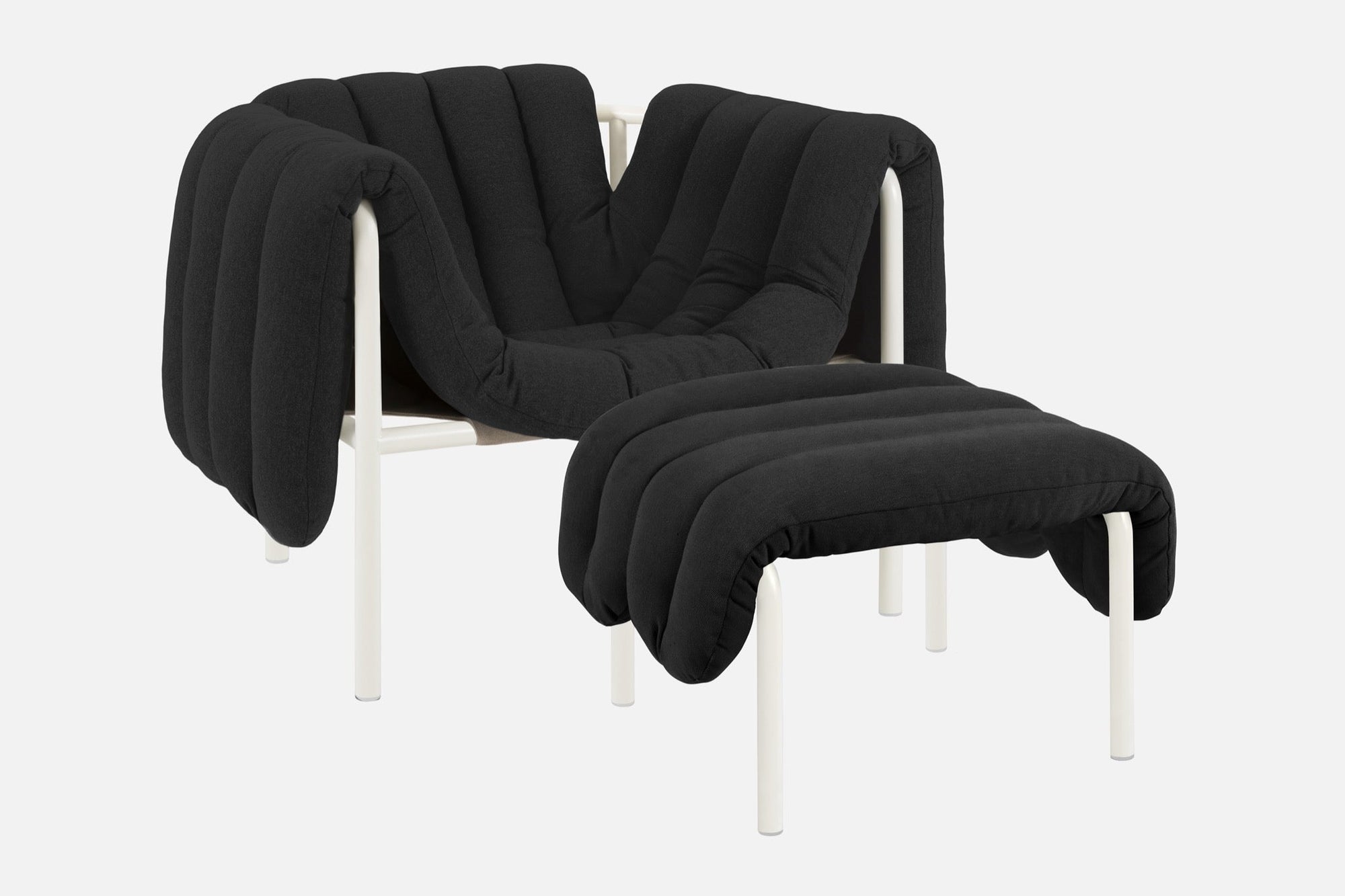puffy anthracite lounge chair ottoman bu hem 20311 2