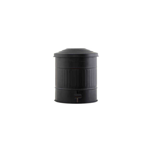 matte black garbage bin by house doctor 203230115 2