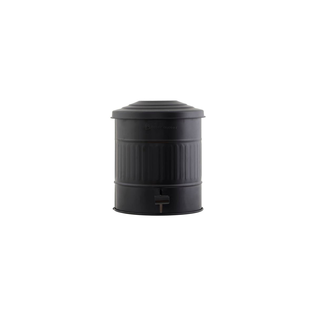 matte black garbage bin by house doctor 203230115 1