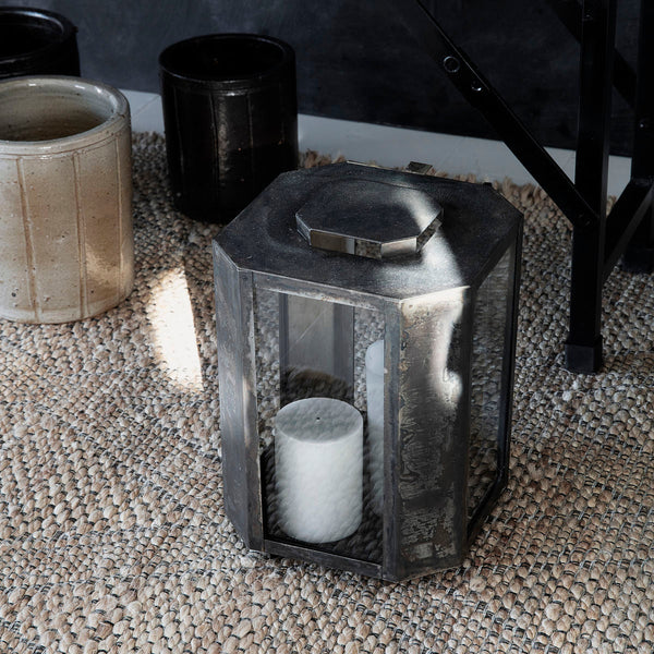 baazi lantern antique brown 3