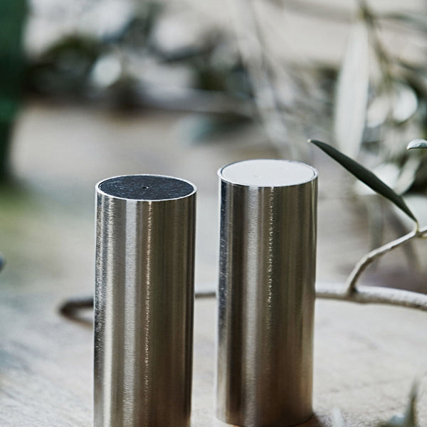 tall salt pepper brushed silver 2