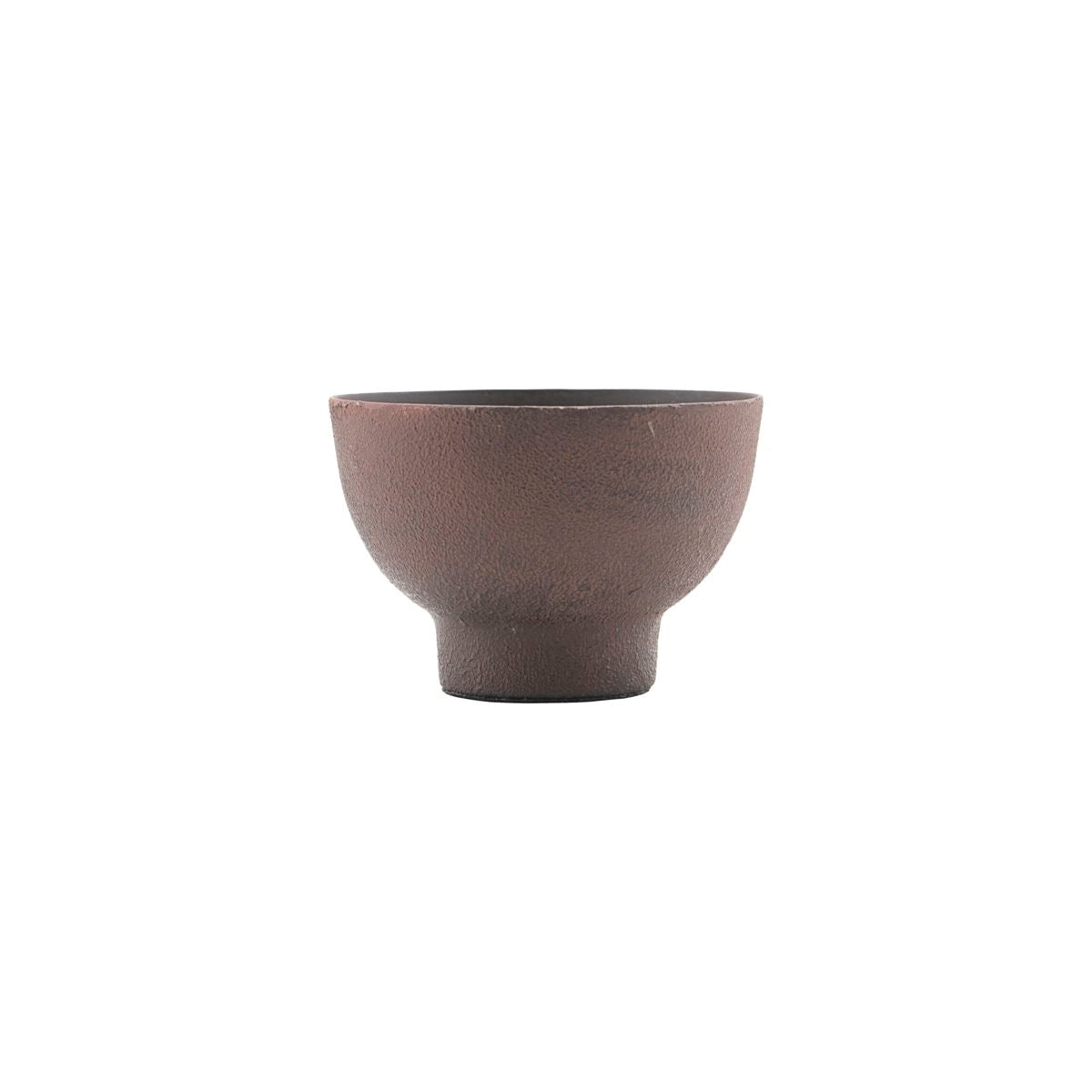 kesi burgundy brown tealight holder by house doctor 205341201 2