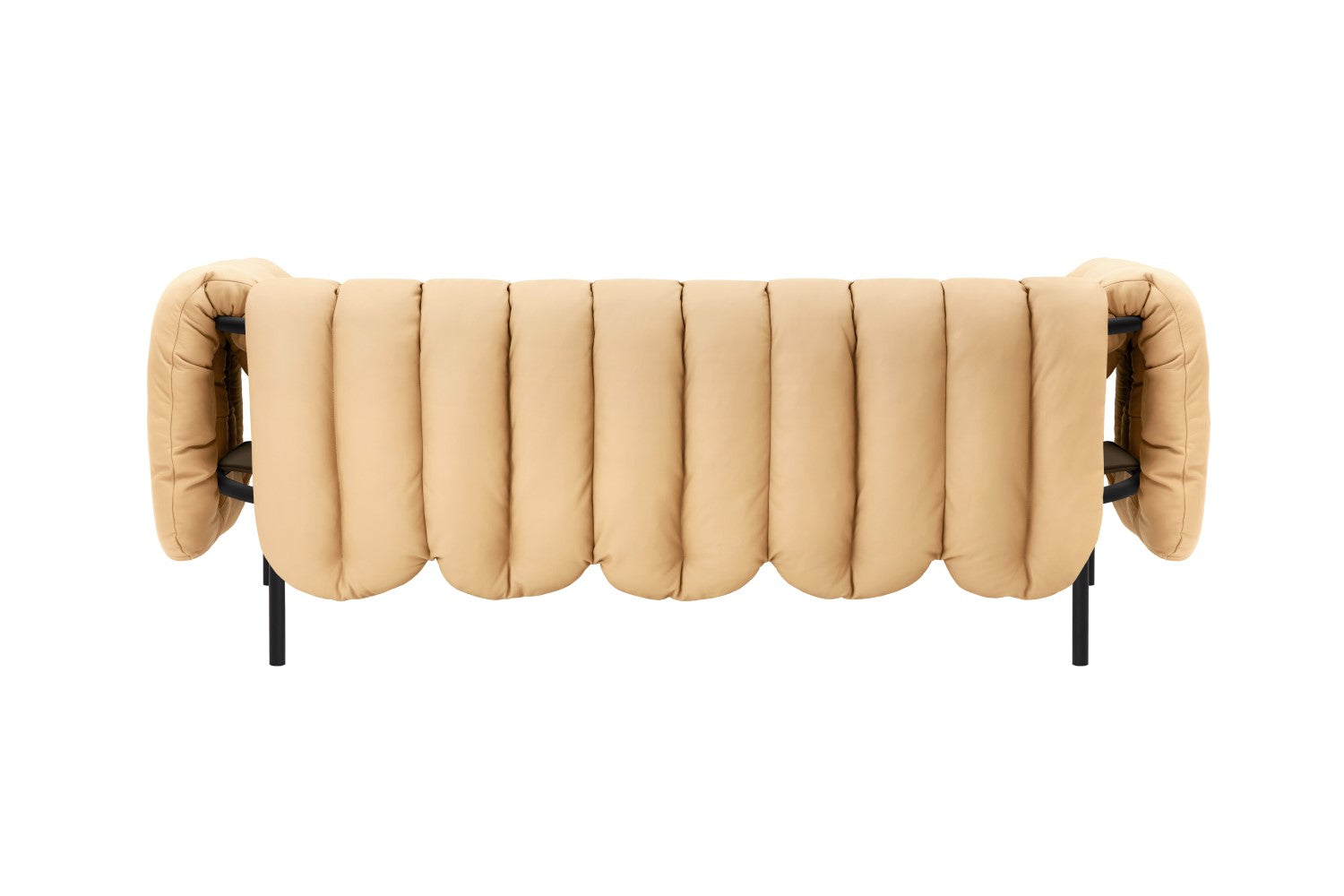 Puffy Sand Leather 2 5 Seater Sofa Hem 20724 7