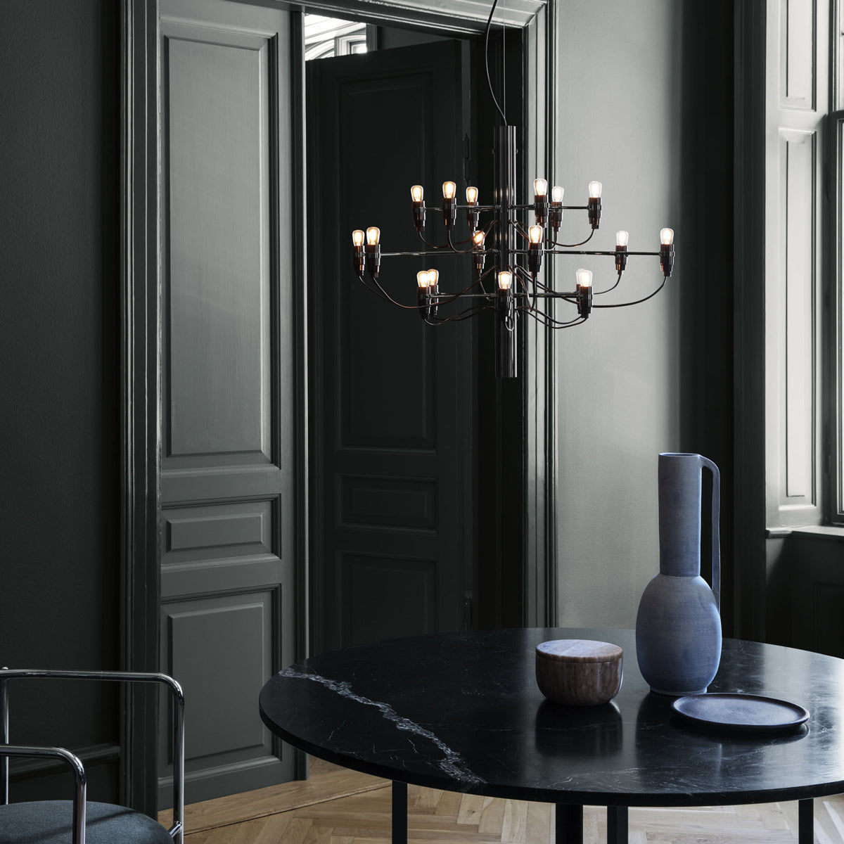 2097 Brass and steel Pendant Lighting in Various Colors & Sizes