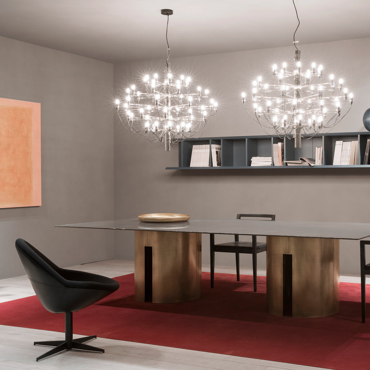 2097 Brass and steel Pendant Lighting in Various Colors & Sizes