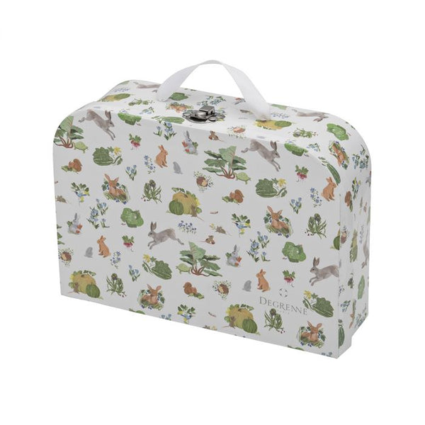 Friends of the Vegetable Garden Suitcase & Fruit Bowl Set with Bib by Degrenne Paris