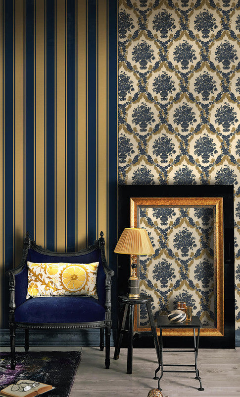 Fascia Wallpaper in Argento