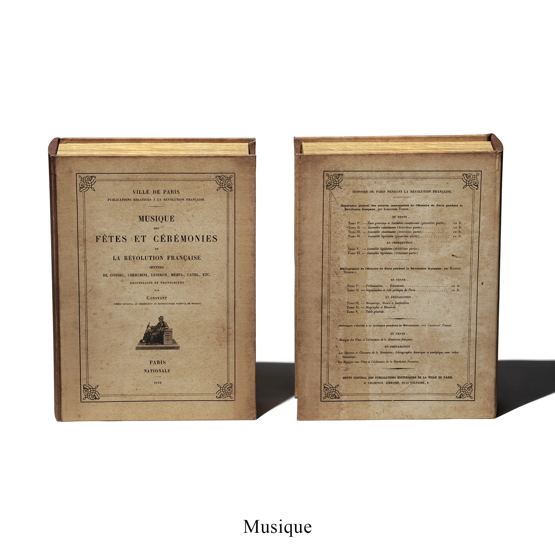 Empty Book Large Decorative Box