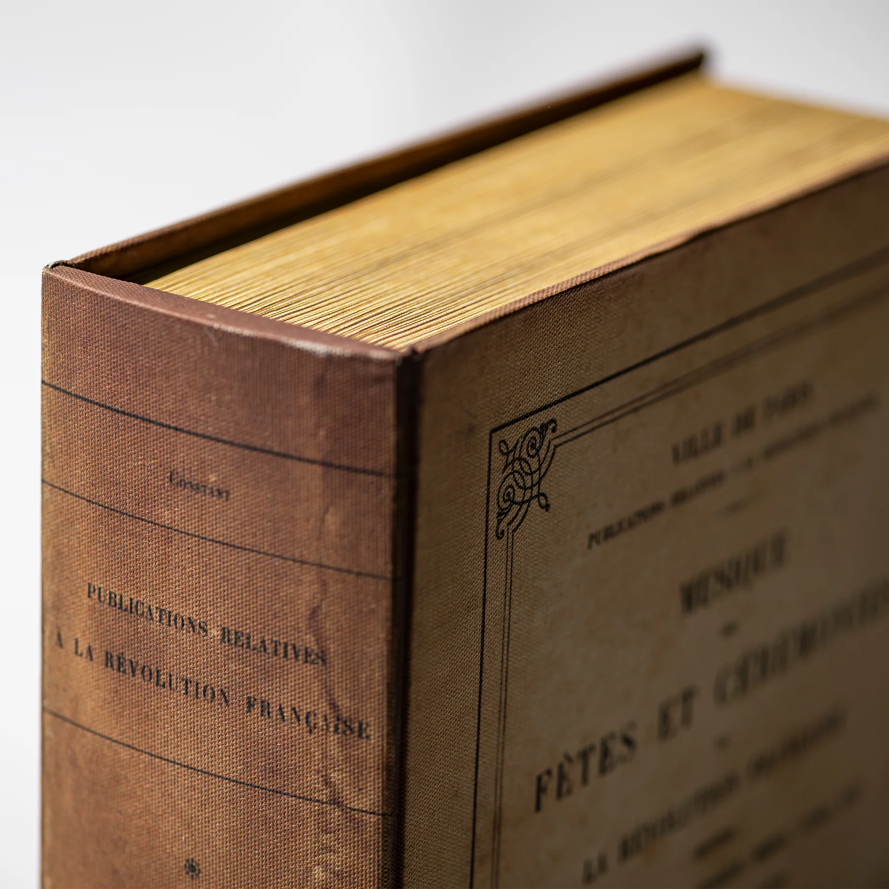 Empty Book Large Decorative Box