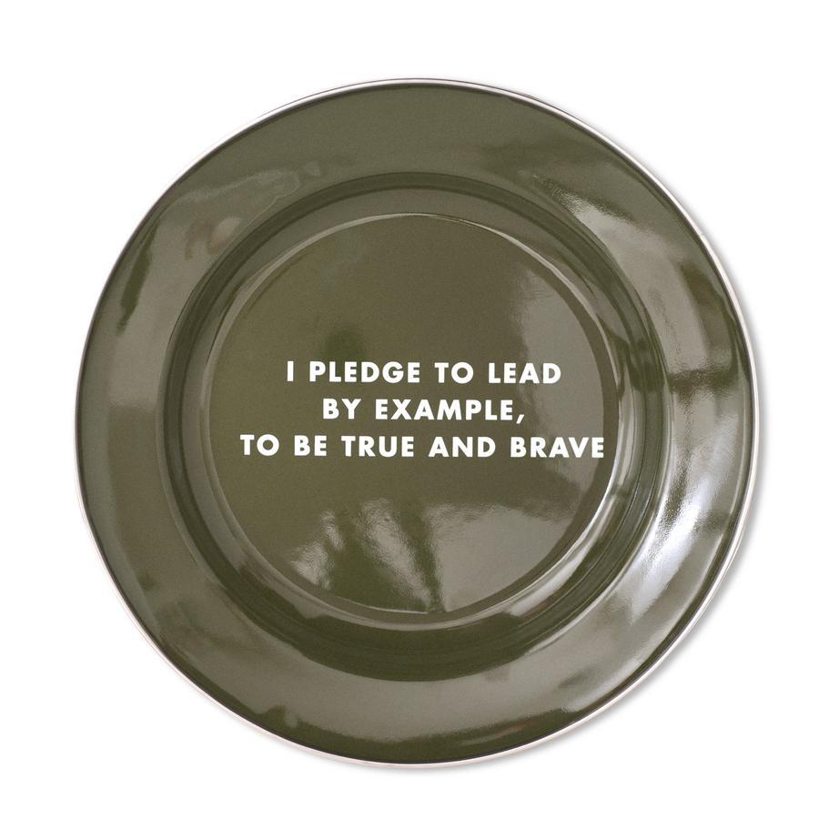Scout Enamel Plate Design By Izola 1