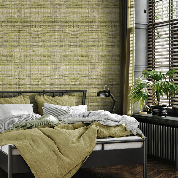 Fondo Wild Grass Wallpaper in Mustard