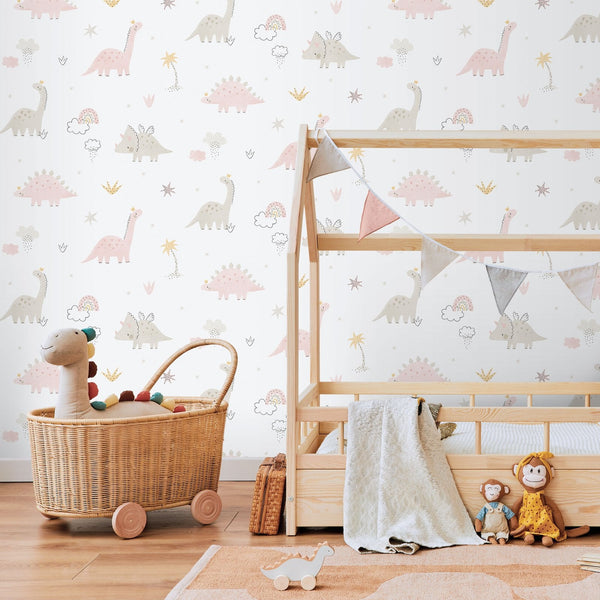 Bambino Dino In Pink Galerie Wallcoverings 283 1 3