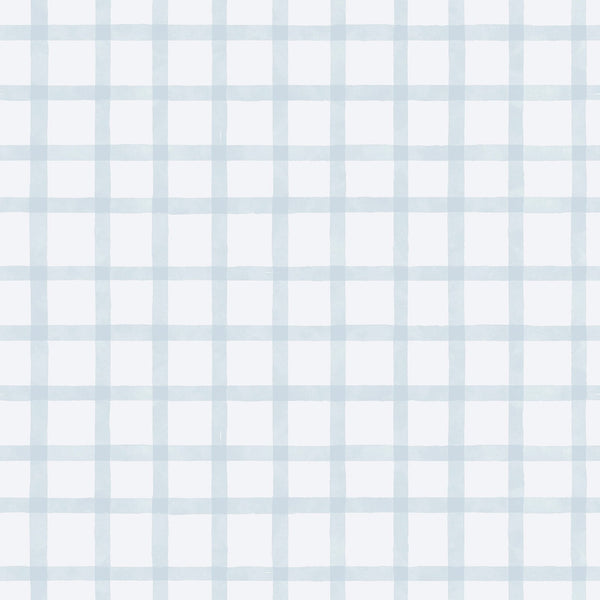 Bambino Watercolour Checks In Blue Galerie Wallcoverings 290 2 1