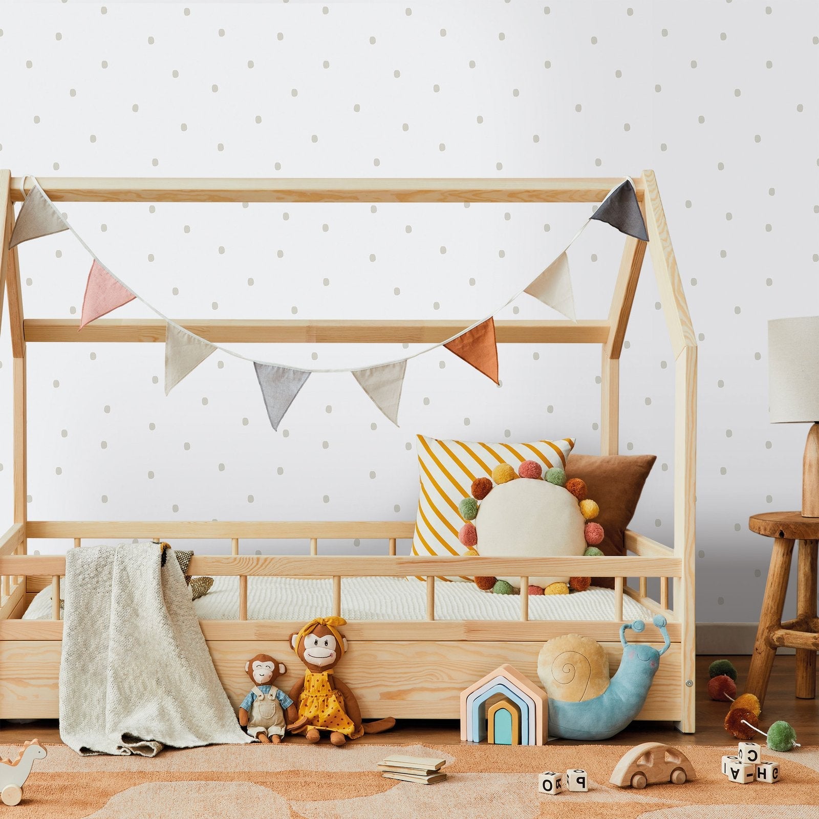 Bambino Spotty In Silver Grey Galerie Wallcoverings 291 3 2