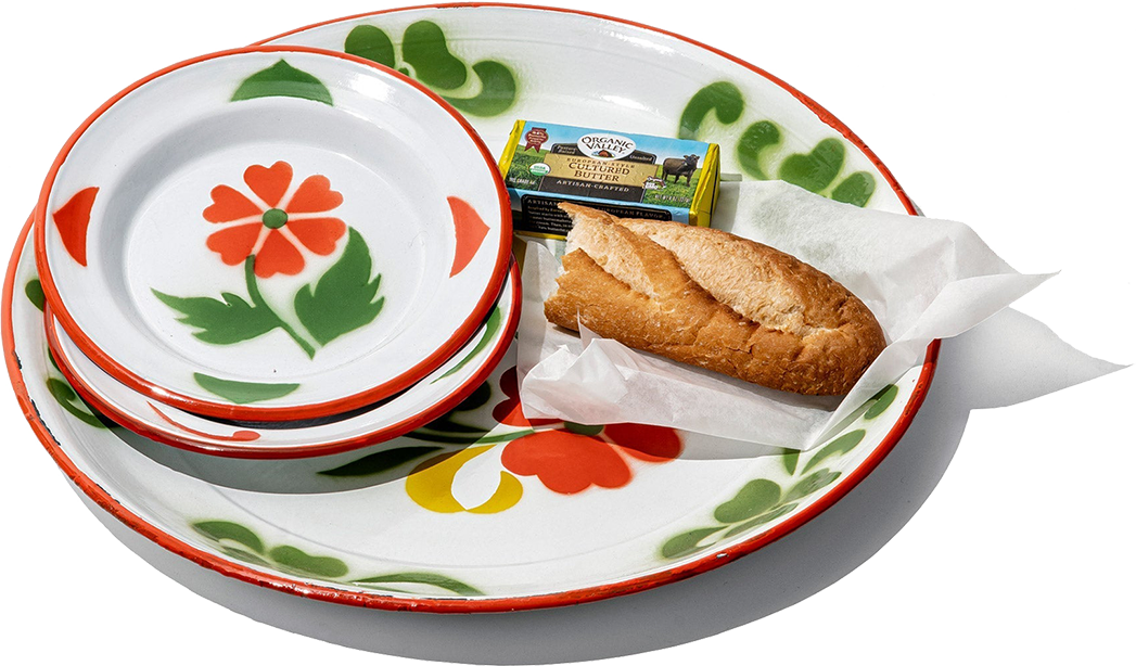 Enamel Serving Set
