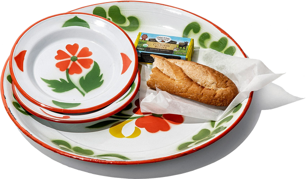 Enamel Serving Set