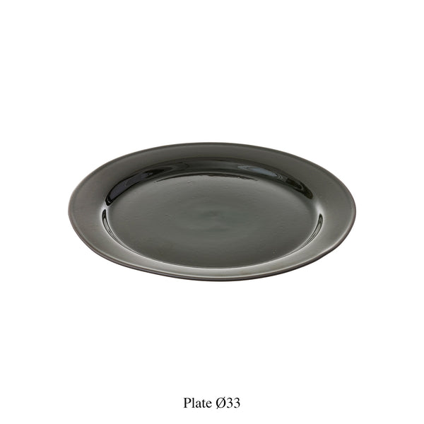 Forest Green Dinnerware Plate 4