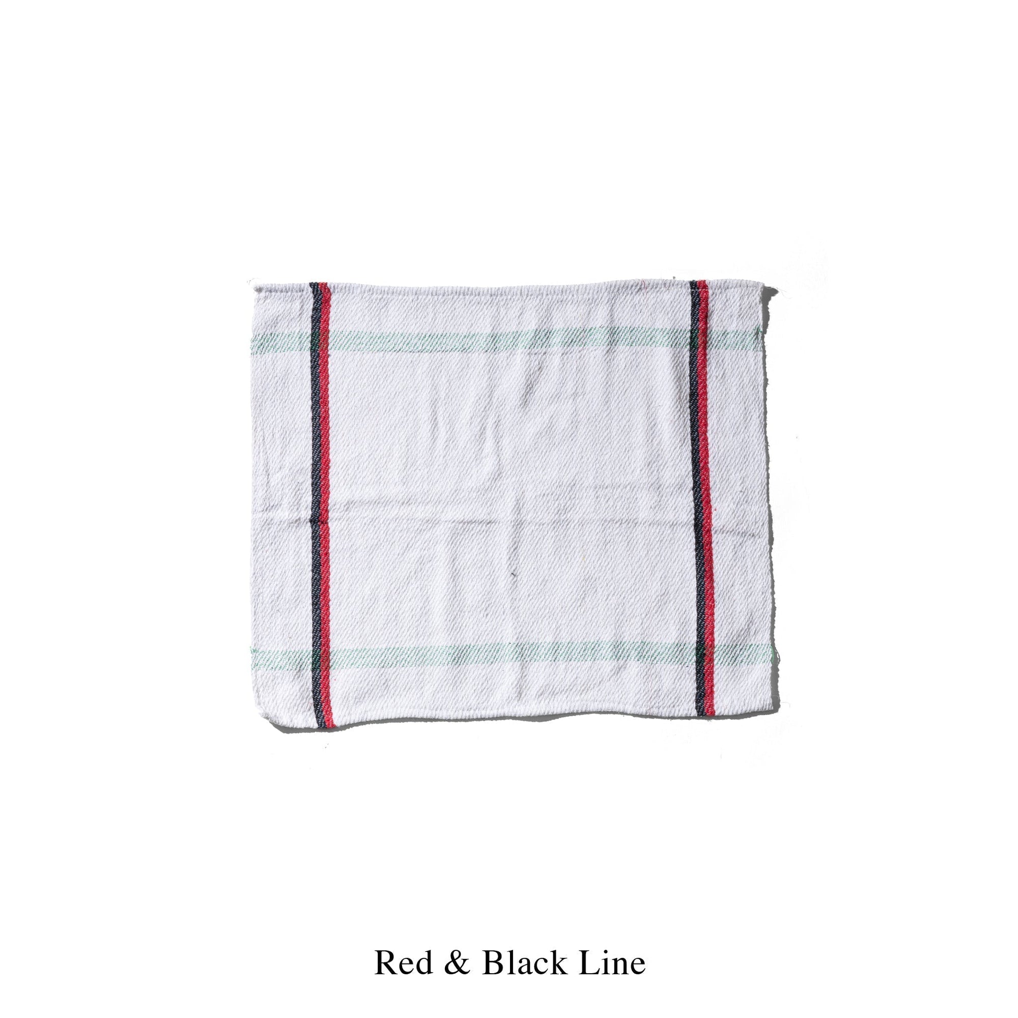 India Cloth Red Black Line 2