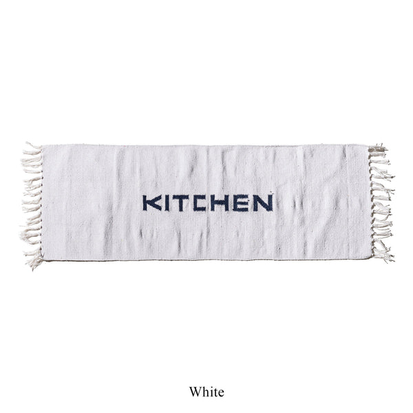 Handloomed Recycle Yarn Kitchen Mat 3