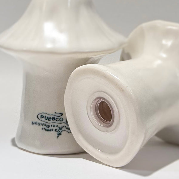 CERAMIC GARLIC SALT & PEPPER SHAKER SET