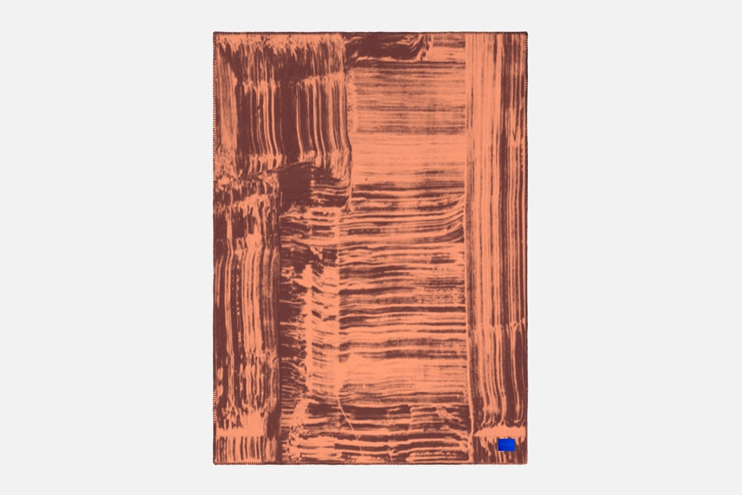 glitch coral rust red throw by hem 30511 3