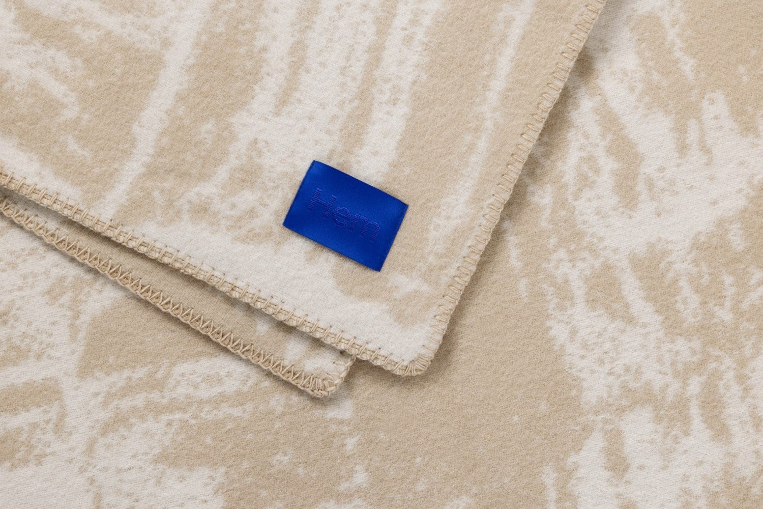 glitch sand off white throw by hem 30514 2