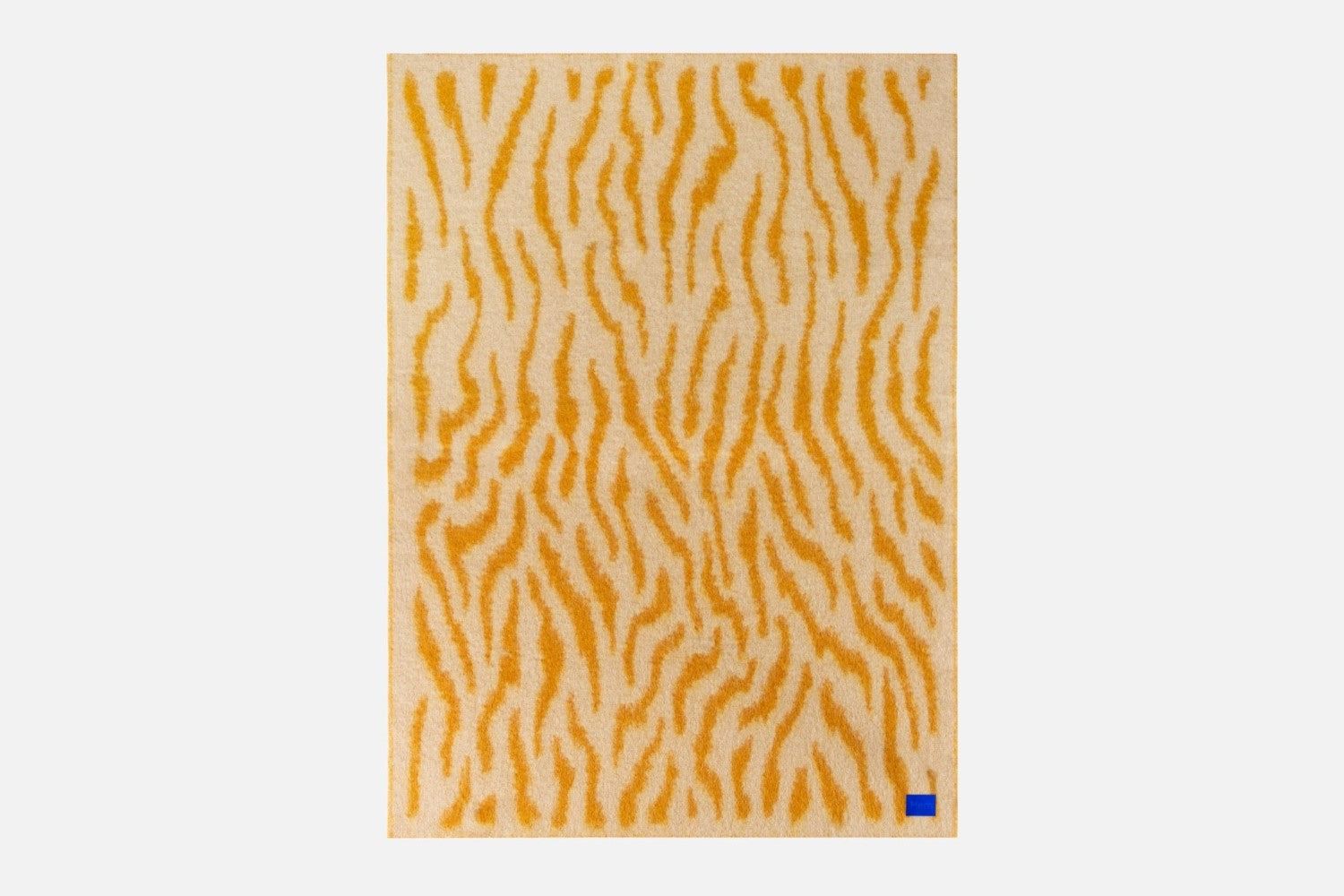 monster ochre off white stripe throw by hem 30529 3