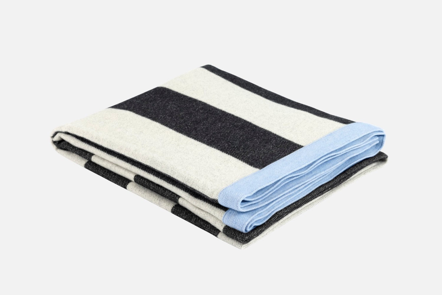 stripe black white throw by hem 30539 1