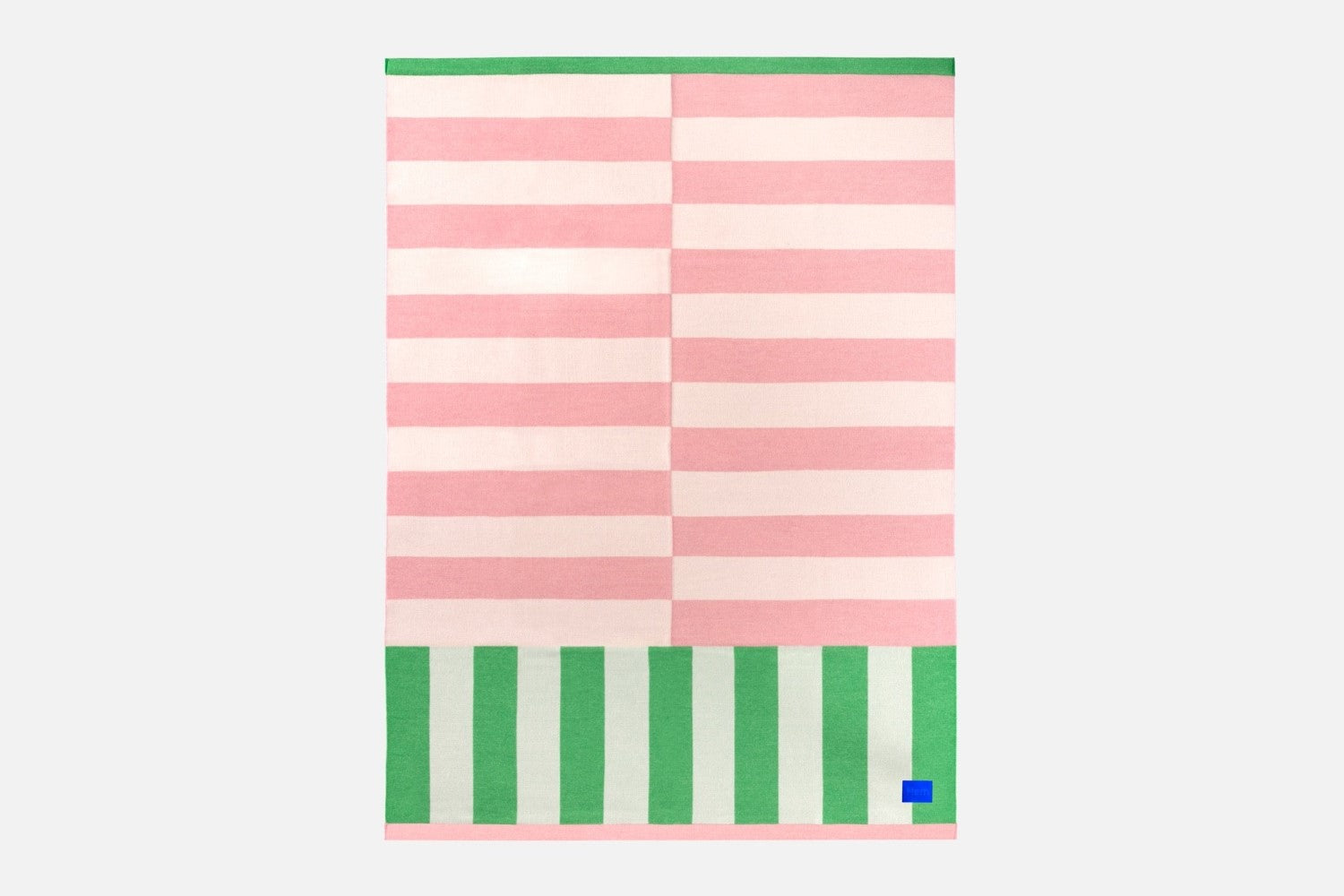 stripe pink green throw by hem 30541 3