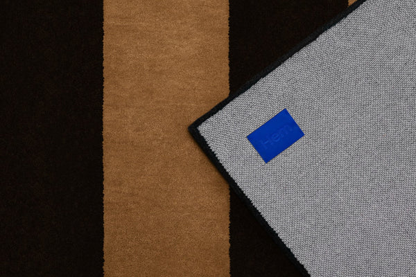 Pattern Black Beige Stripe Rug Hem Hem 31361 3