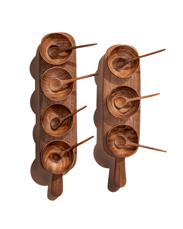 Walnut Bowl Set Of 4 Uvn 2000121 3